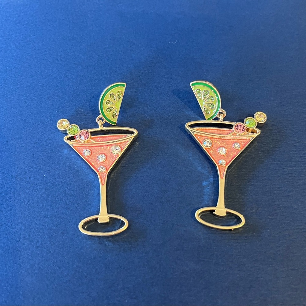 Big margarita earrings girls night party - Picture 4 of 5